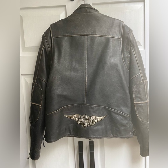 Genuine Harley Davidson Panhead II leather jacket - convertible - Picture 2 of 13